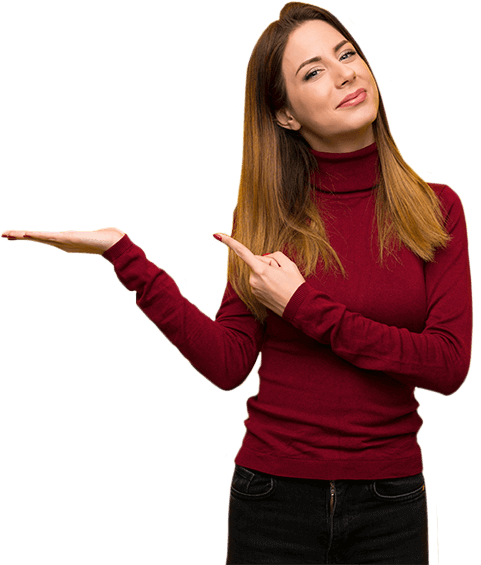 Femme dans site web pour Humoristes